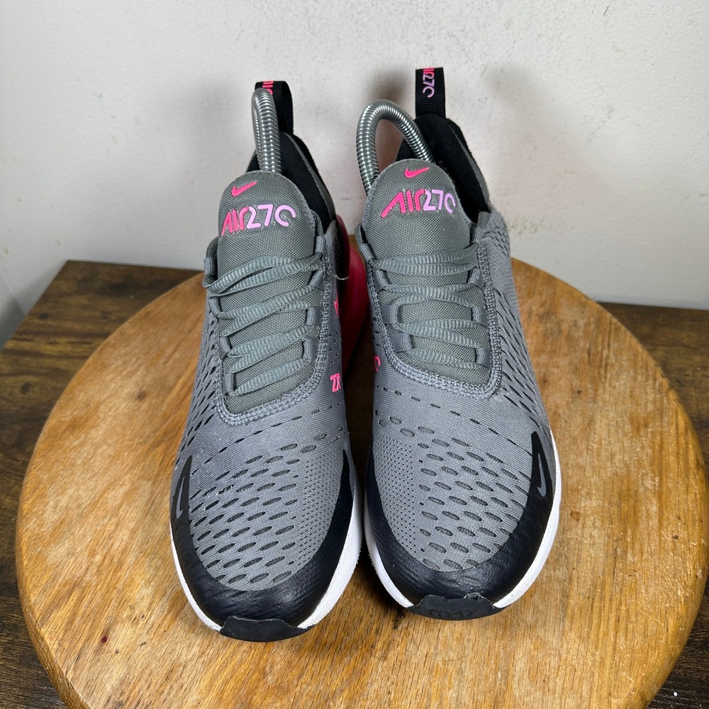 Nike Air Max 270 Running Shoes Gray Pink Womens Size 7.5 Sneakers 943345-031 - Picture 7 of 9